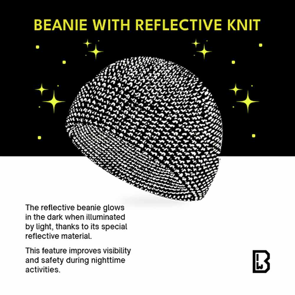 Brandit - Reflection MÃ¼tze Beanie - Schwarz